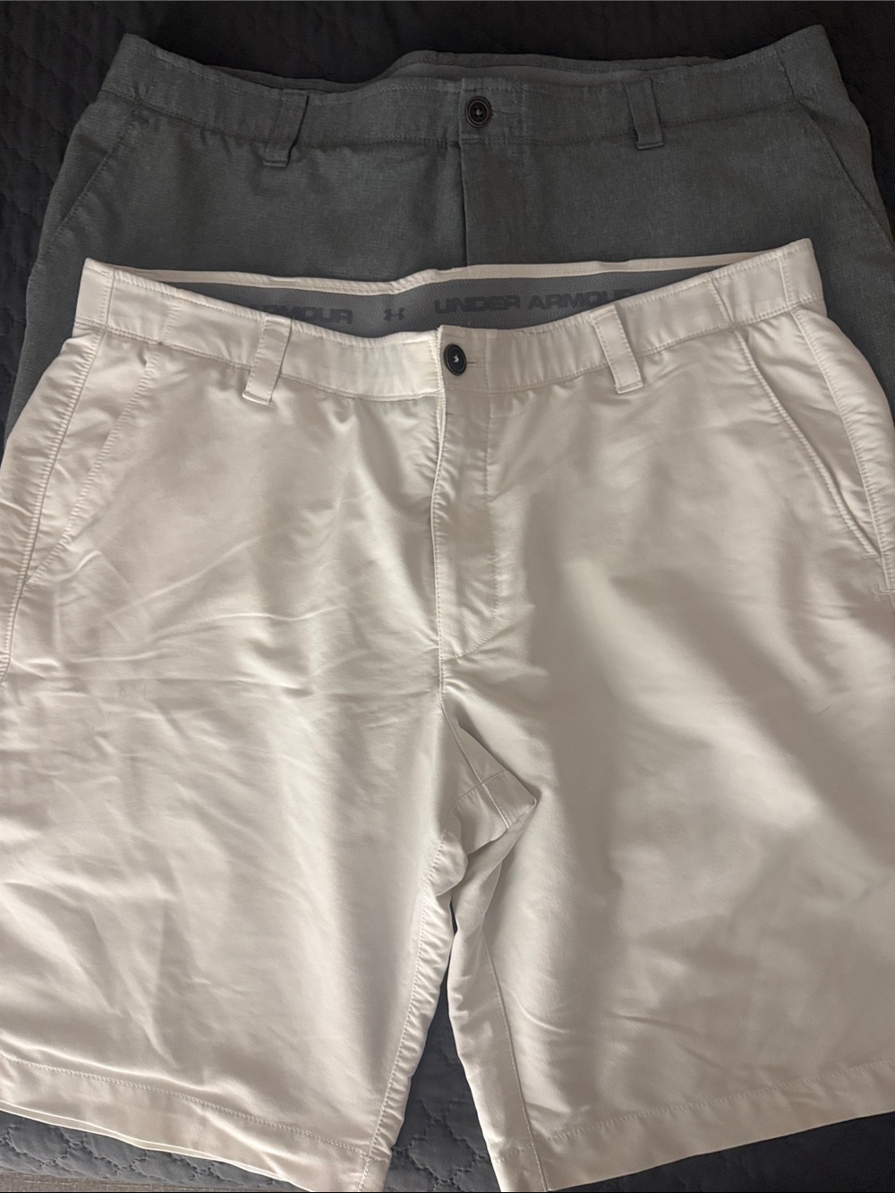 Under Armour White Men's Performance Shorts